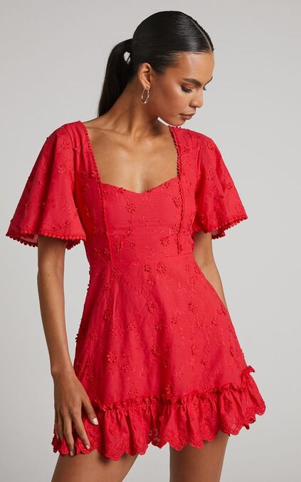 vestido floral rojo-min